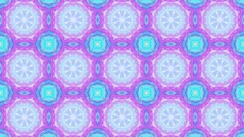 Abstract multicolored texture background kaleidoscope video