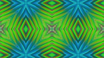 symmetrischer strukturierter mehrfarbiger Kaleidoskophintergrund video