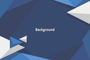 navy blue white grey modern low poly background vector