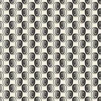 SEAMLESS FABRIC PATTERN BACKGROUND WITH SIMPLE HAND DRAW POLKA DOT vector