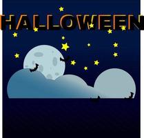 halloween background suitable for events vector