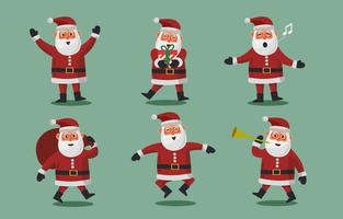 Christmas Santa Character vector