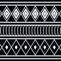 arte tradicional papua nueva guinea patrón tribal étnico fondo de vector