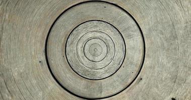 el viejo fondo de textura de patrón de listón de madera redonda. foto