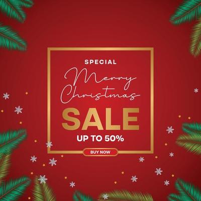 Christmas Sales Promo Template Social Media