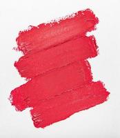 Lipstick swatch for make up photo