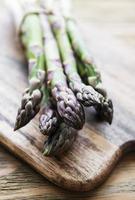 Fresh green asparagus photo