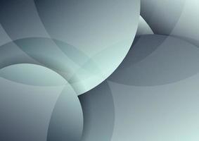 Abstract gray circles layer overlapping and shadow with lighting background vector