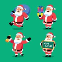Santa Claus Character Collection vector