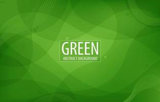 Green Wave with Line Abstract Background vector