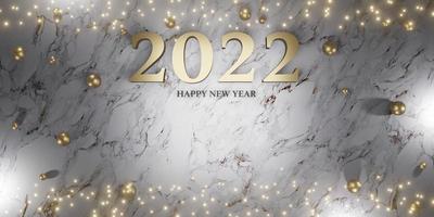 Happy New Year 2022 christmas and new year background photo