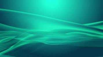 Green waves background video hd