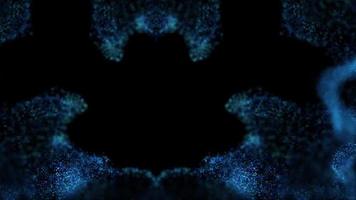 lindo vídeo de fundo livre de partículas fluidas do calleidoscópio