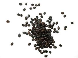 Coffee bean on white background. photo