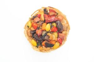 Stir fried mixed Chinese fruits and nutsStir-fried mixed Chinese fruits and nuts photo