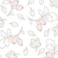 White background with many autumn foliage - Vector