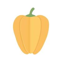 yellow pepper vegetable vector