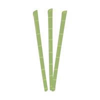 bamboo sticks botanical vector