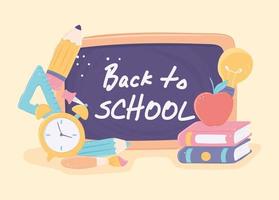 back to school education vector