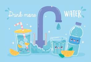 drink more water vector