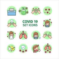 icons covid simple