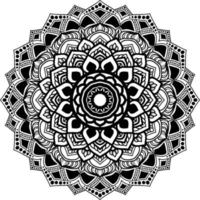 circular pattern mandala art background decoration vector