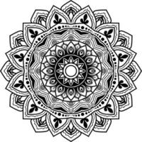 circular pattern mandala art background decoration vector