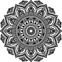 circular pattern mandala art background decoration vector