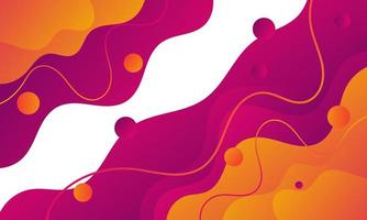 Abstract background design with dynamic liquid shapes. vector