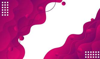 Abstract background design with dynamic liquid shapes. vector