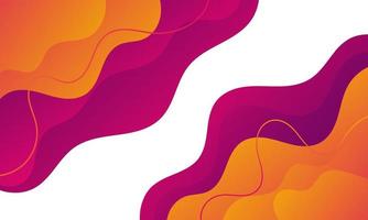 Abstract background design with dynamic liquid shapes. vector