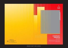 corporate company profile cover vector