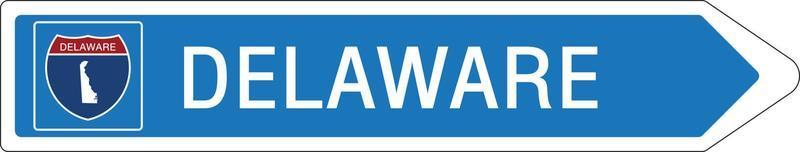 Welcome to Signage on the highway in american style vector
