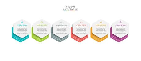 Presentation business infographic template vector