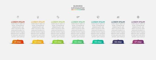 Presentation business infographic template vector