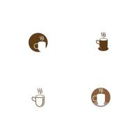 coffee cup logo template vector icon