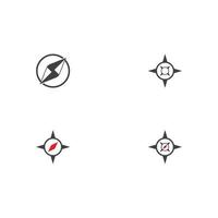 compass icon vector illustration template