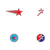 Star icon Template vector