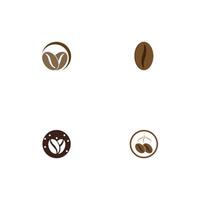 vector de icono de grano de café