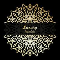 Vector round abstract circle. Luxury Mandala style.