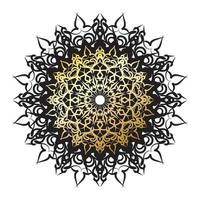 Vector round abstract circle. Luxury Mandala style.