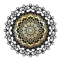 Vector round abstract circle. Luxury Mandala style.