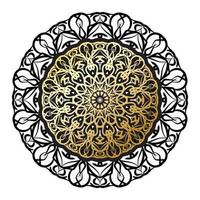 Vector round abstract circle. Luxury Mandala style.