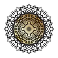 Vector round abstract circle. Luxury Mandala style.