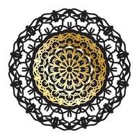 Vector round abstract circle. Luxury Mandala style.