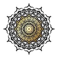 Vector round abstract circle. Luxury Mandala style.