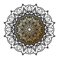 Vector round abstract circle. Luxury Mandala style.