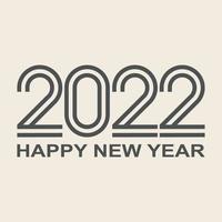 Happy new year 2022, christmas holiday, web banner for advertising - Vector