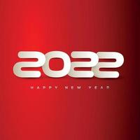 feliz año nuevo 2022, vacaciones de navidad, banner web - vector