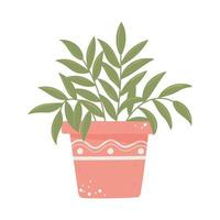 plant in pot vector